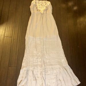 Lauren Conrad tan maxi dress